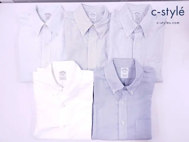 Brooks Brothers ブルックスブラザーズ シャツ 16-31 ストライプ チェック柄 計5点