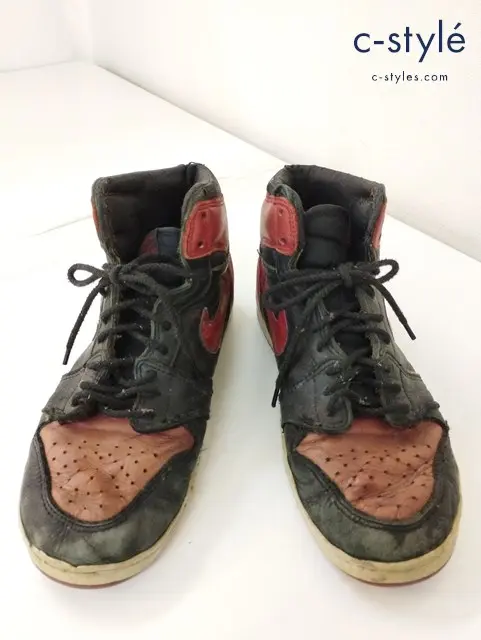 NIKE ナイキ スニーカー レッド×ブラック AIR JORDAN 1 80s 韓国製