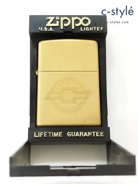 ZIPPO ジッポー オイルライター CHEVROLET シボレー ゴールド 1997年 喫煙具 嗜好品