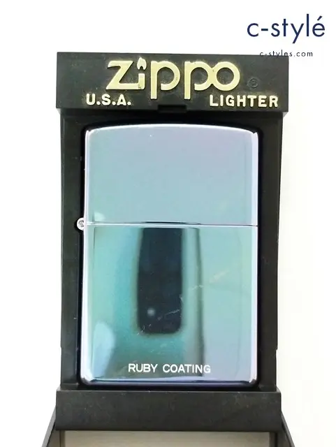 ZIPPO ジッポー オイルライター RUBY COATING ルビーコーティング ブルー系 2001