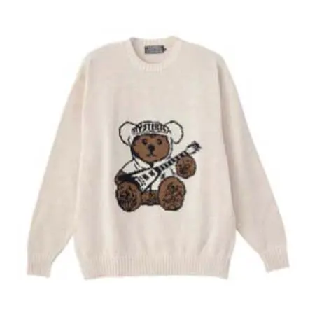 HYSTERIC GLAMOUR(ヒステリックグラマー) HYSTERIC TEDDY FLYING Vジャカード セーター
