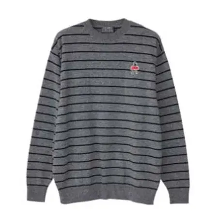 HYSTERIC GLAMOUR(ヒステリックグラマー) VIXEN GIRLワッペン ボーダーセーター