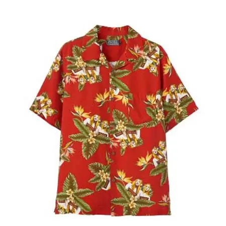 HYSTERIC GLAMOUR(ヒステリックグラマー) TROPIC CHANNEL柄 オープンカラーシャツ