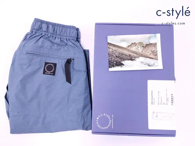 山と道 alpha anorak アルファアノラック パンツ ST ブルー 日本製 アウトドアウェア