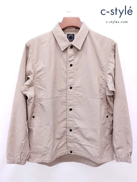 山と道 alpha anorak アルファアノラック ジャケット S ベージュ TASLAN COACH JACKET 日本製