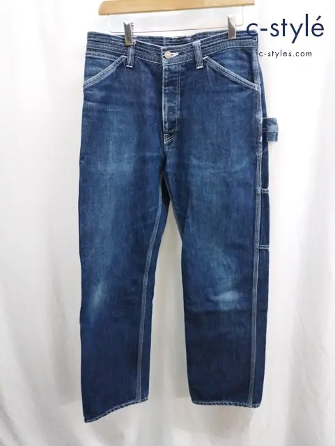 SASSAFRAS ササフラス ペインターデニムパンツ M インディゴ