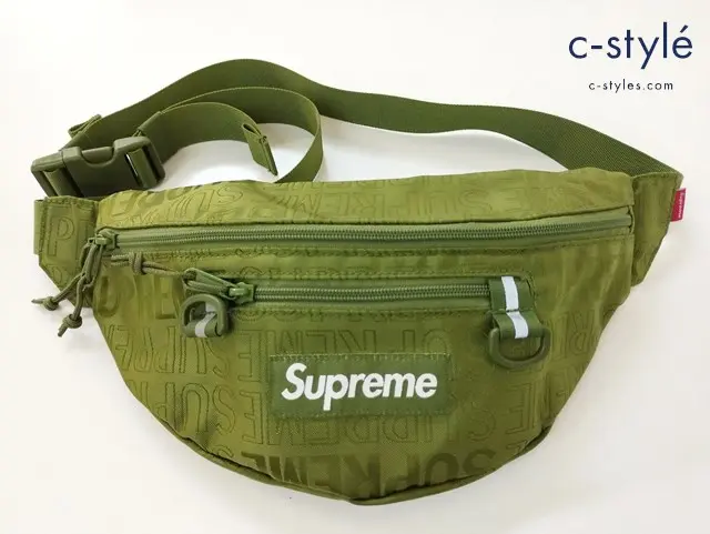Supreme シュプリーム ウエストバッグ グリーン 19SS