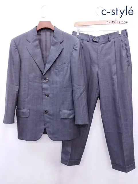 Ermenegildo Zegna エルメネジルドゼニア 3Bスーツ 48 グレー系 15Milmid15 ストライプ