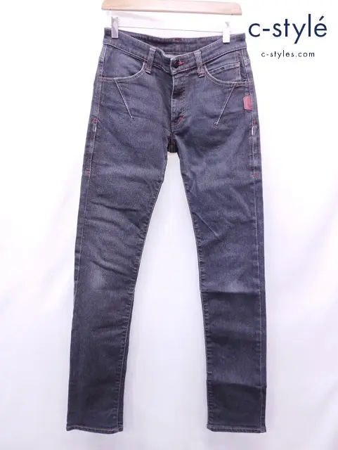 KUSHITANI クシタニ エクスパンドコーデュラデニムパンツ 28 ブラック K-1960-2021-02