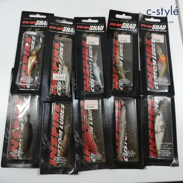 EVERGREEN エバーグリーン ルアー 計10点 スピンムーブシャッド タイニープレデター インスパイアミノー 他