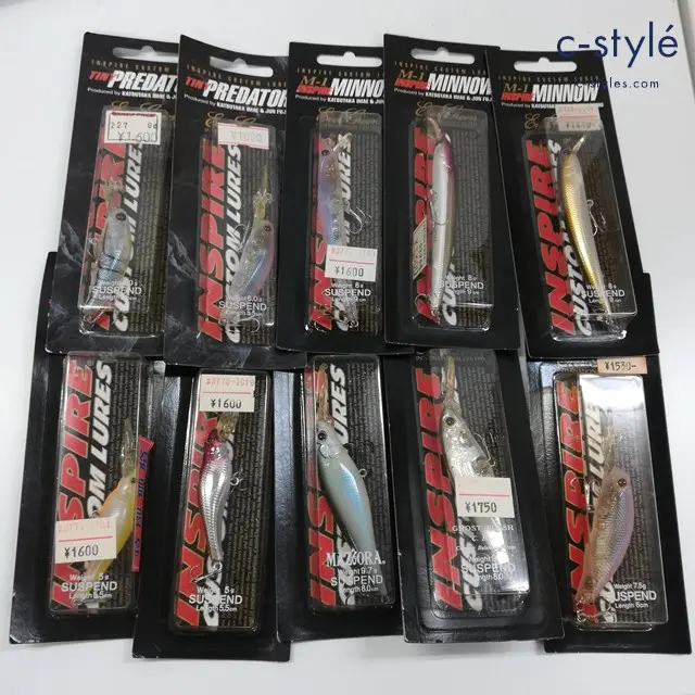 EVERGREEN エバーグリーン ルアー 計10点 インスパイアミノー タイニープレデター スレッジ6 他