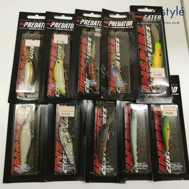 EVERGREEN エバーグリーン ルアー 計10点 C.C.プレデター スレッジ6 タイニープレデター 他