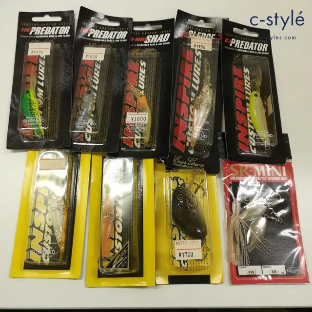 EVERGREEN エバーグリーン ルアー 計9点 スーパースレッジ タイニープレデター 他