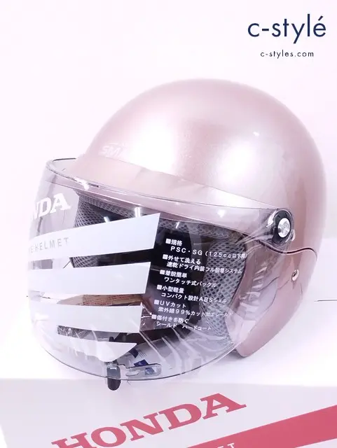 HONDA ホンダ ヘルメット M (57～58cm未満） ピンクメタリック AMI SMART FJ1A