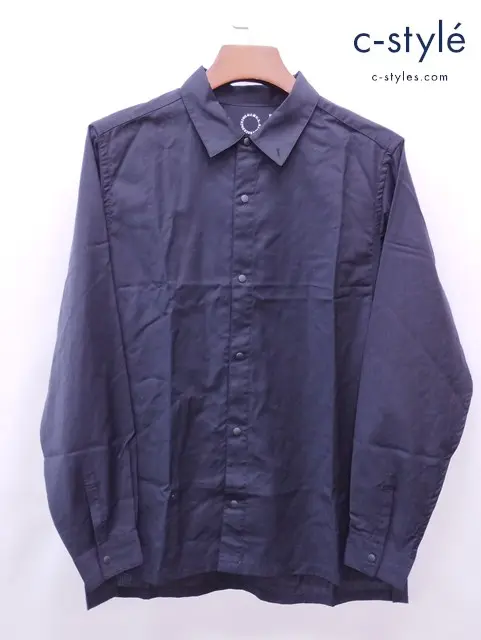 山と道 alpha anorak アルファアノラック シャツ M ブラック 長袖 日本製