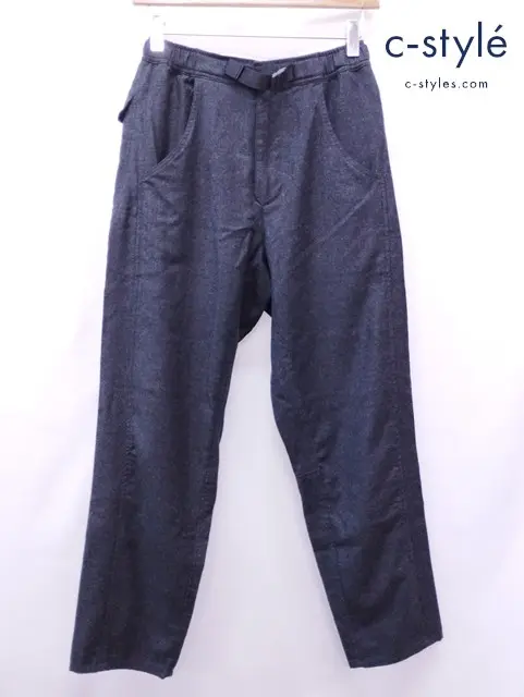 山と道 alpha anorak アルファアノラック パンツ S-Tall ダークグレー系 日本製 MERINO 5-POCKET PANTS