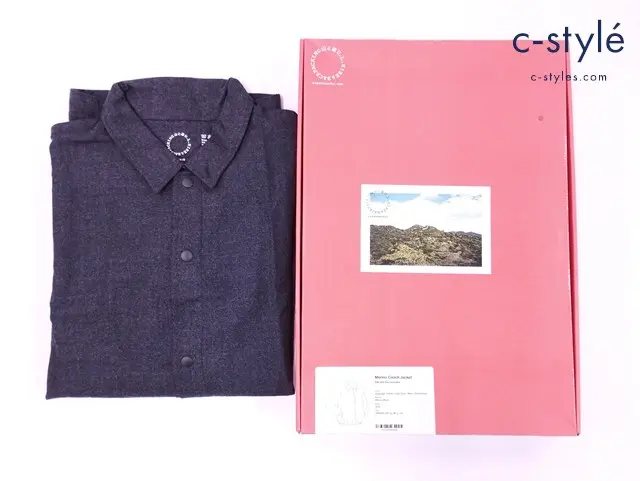 山と道 alpha anorak アルファアノラック ジャケット S ダークグレー 日本製 MERINO COACH JACKET