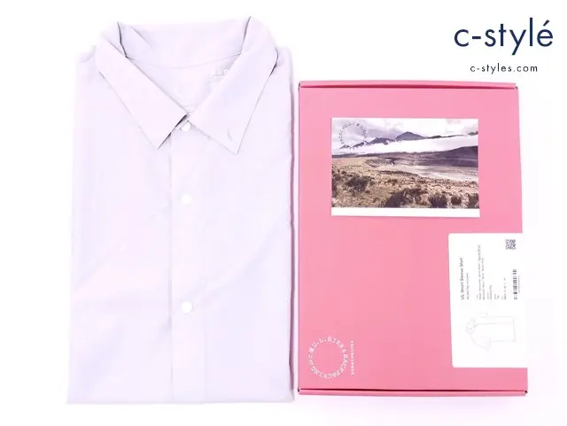 山と道 alpha anorak アルファアノラック シャツ M ライトグレー 日本製 半袖 UL SHORT SLEEVE SHIRT