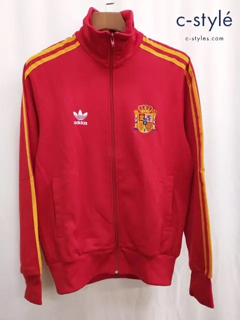 adidas アディダス トラックジャケット M レッド PLUS ULTRA スペイン ジャージ