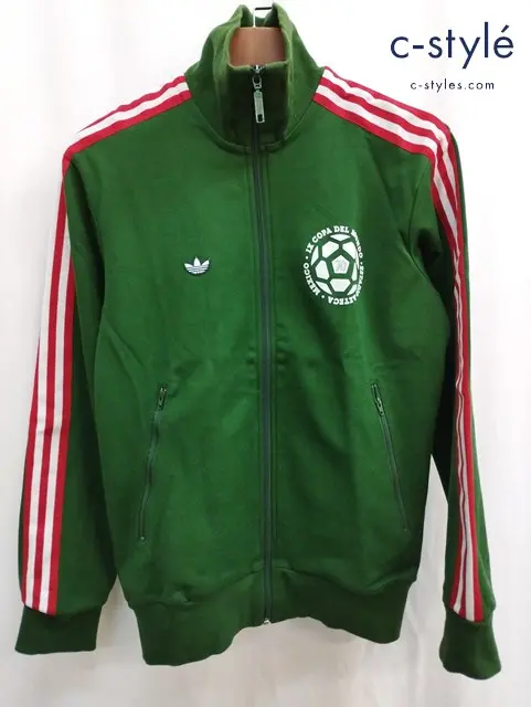 adidas アディダス トラックジャケット M グリーン メキシコ ジャージ