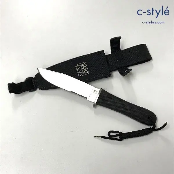 SOG SPECIALTY KNIVES シースナイフ ノーウェストハンター NW-100 全長:約25cm 刃渡:約11.7cm