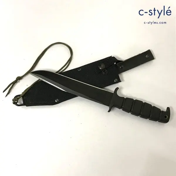 ONTARIO オンタリオ ファイティングナイフ SPEC PLUS FIGHTER SP6-95 シース付 全長:約33cm 刃渡:約18.5cm
