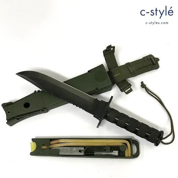 AITOR アイトール サバイバルナイフ JUNGLE KING I A-092181 シース付き 全長:約36.1cm 刃渡:約19.6cm