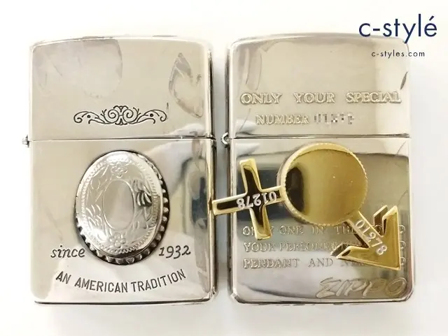 ZIPPO ジッポー オイルライター ロケット 1993 ONLY YOUR SPECIAL NUMBER 01278 1995 シルバー 計2点