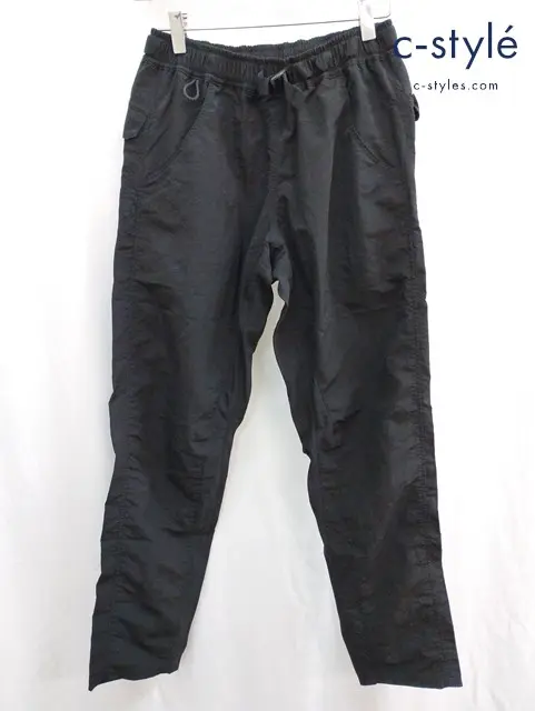 山と道 alpha anorak アルファアノラック パンツ S-Tall ブラック 日本製 5-POCKET PANTS