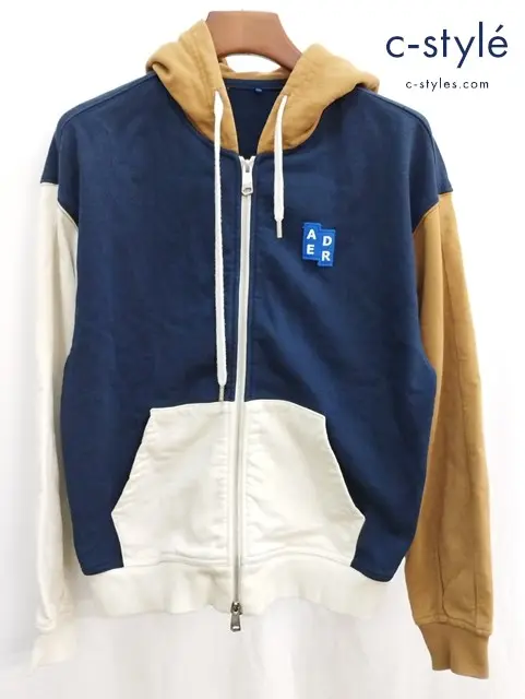 ADERERROR アーダーエラー パーカー S マルチカラー Sig; BL Tag hoodie zip-up 02 BM42FYHD0402DN