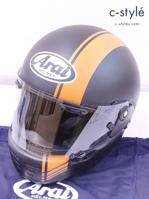 ARAI アライ ヘルメット 59.60cm未満 ブラック×オレンジ RAPIDE NEO バイク用品