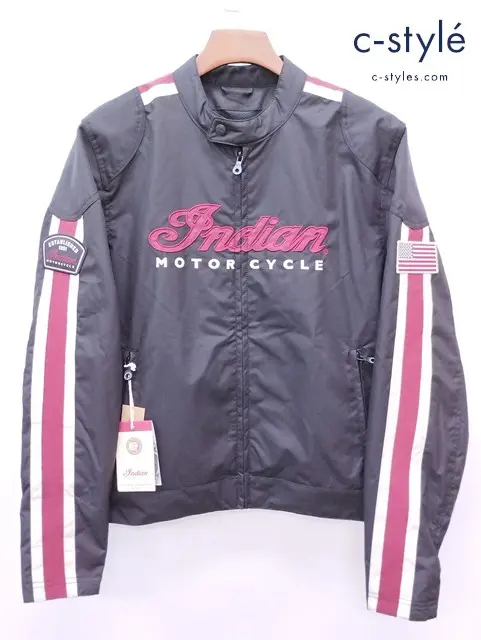Indian MOTORCYCLE ジャケット M ブラック 1901 V2ジャケット ジップアップ
