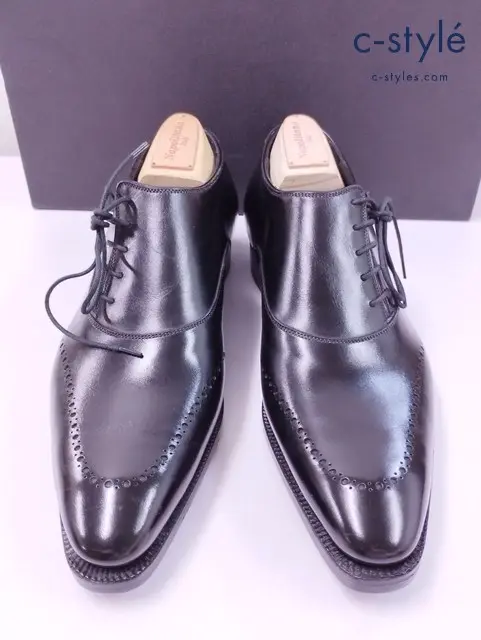 NAPORITANO RACHERE ナポリターノラケーレ サイドレースシューズ 7 ブラック 79902 シューツリー付