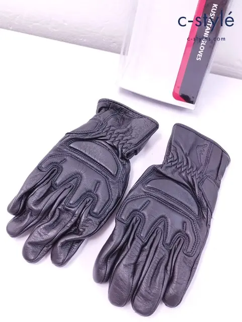 KUSHITANI クシタニ グローブ M ブラック K-5323 牛革