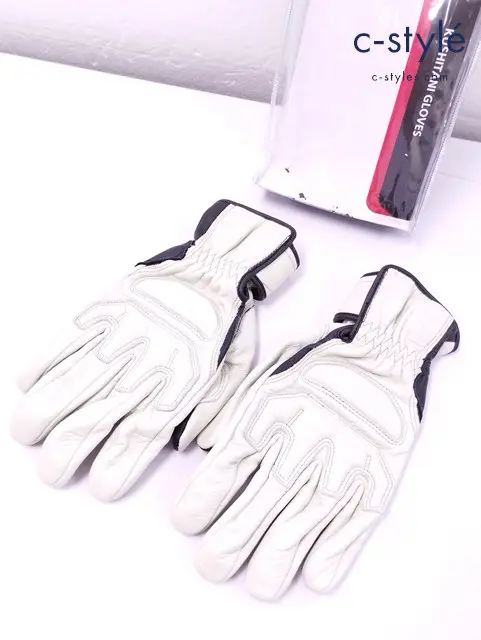 KUSHITANI クシタニ グローブ M アイボリー K-5323 牛革