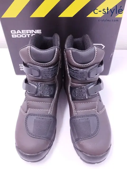 GAERNE ガエルネ ブーツ 26.5cm ブラウン×ブラック TOUGH GEAR イタリア製