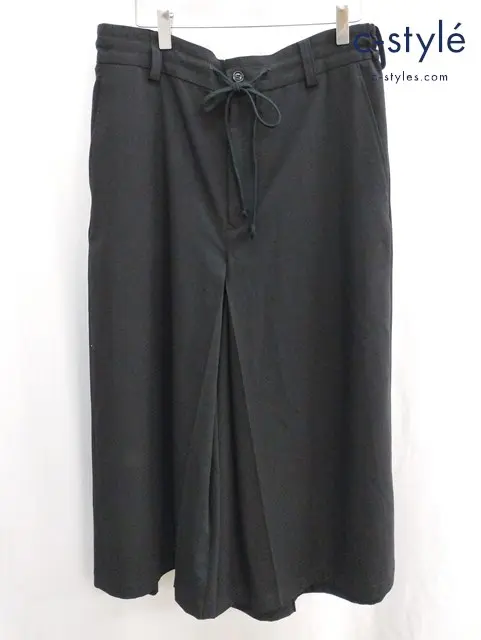 S’YTE サイト ワイドパンツ 3 ブラック 日本製 UV-P33-912