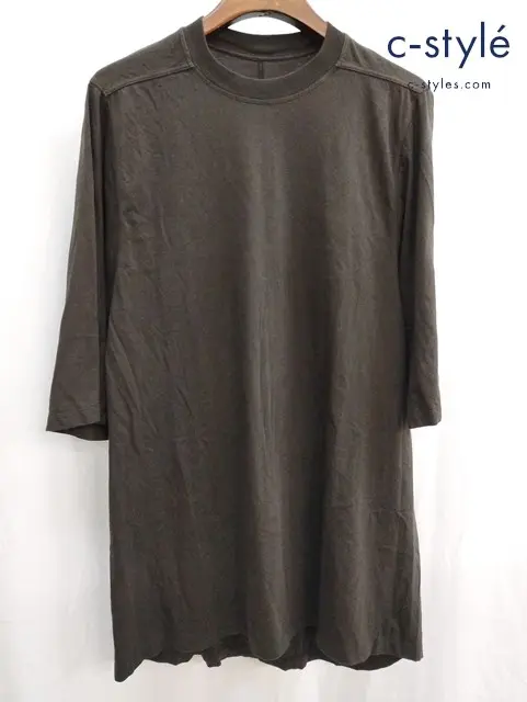 Rick Owens リックオウエンス Ｔシャツ Ｓ ブラック CREWNECK SHORT SLEEVES RU20F3269-JA