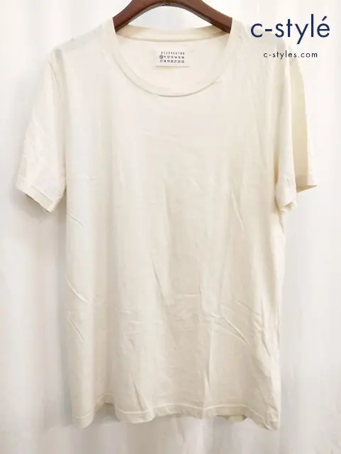 Maison Margiela メゾンマルジェラ Tシャツ XL クリーム 綿100％