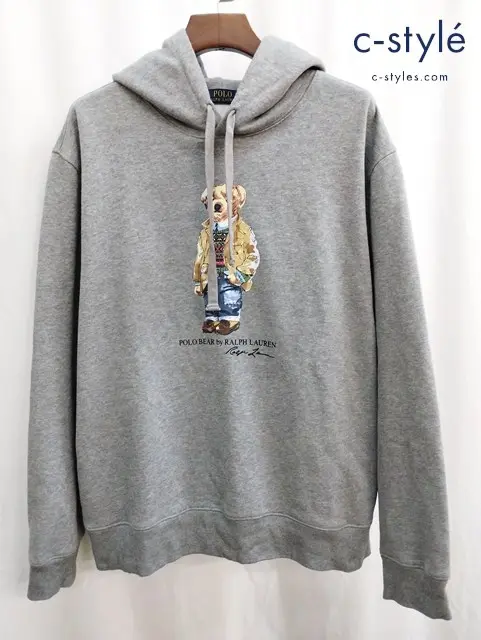 POLO RALPH LAUREN ポロラルフローレン パーカー XXＬ グレー系 ベアープリント