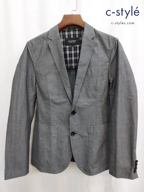 BURBERRY BLACK LABEL バーバリーブラックレーベル デニムジャケット M グレー D1F01-800-28