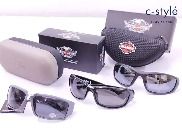 HARLEY DAVIDSON ハーレーダビッドソン サングラス 64□14 計3点
