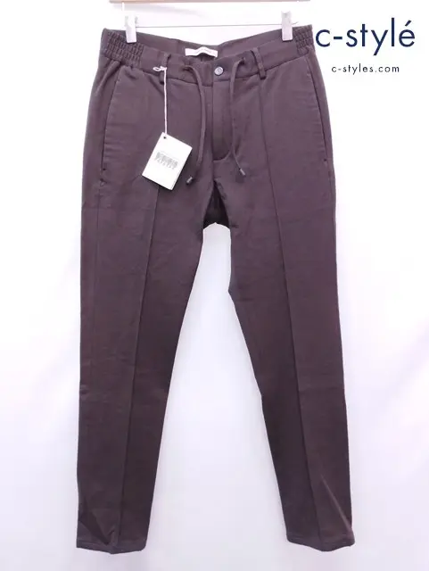 giabsarchivio ジャブスアルキヴィオ イージースラックス 44 ブラウン A5961 イタリア製