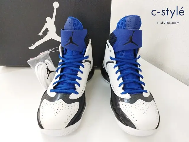 NIKE ナイキ スニーカー 26.5cm ホワイト×ブルー 508319-181 ハイカット