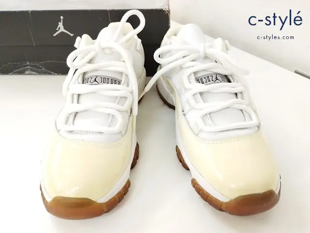 NIKE ナイキ スニーカー 25.5cm ホワイト系 AIR JORDAN 11 RETRO LOW 136053-101