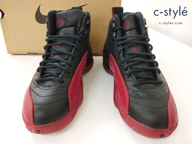 NIKE ナイキ スニーカー 26cm ブラック×レッド 130690-061 AIR JORDAN XII