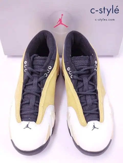 NIKE ナイキ スニーカー 25.5cm マスタード系 AIR JORDAN XII LOW 136019-701