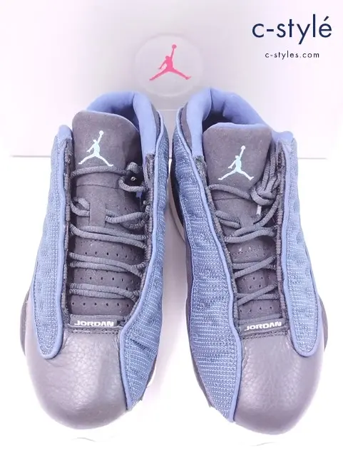 NIKE ナイキ スニーカー 26cm ブラック×ネイビー 136008-441 AIR JORDAN