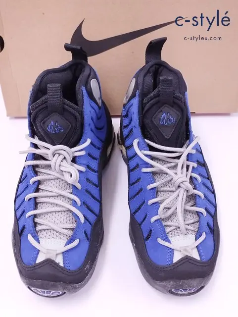 NIKE ナイキ スニーカー 25.5cm ブラック×ブルー 130835-441 AIR BAKIN