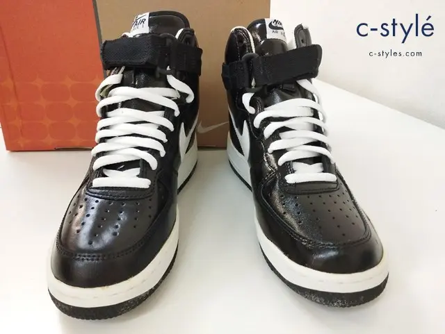 NIKE ナイキ スニーカー 26.0cm ブラック×ホワイト AIR FORCE 1 HIGH SHEED 302640-011